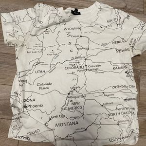 United States map tee